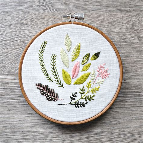 embroidery leaf patterns|hand embroidery leaf patterns.